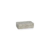 Zodax Home Decor White Bone Braided Box 7.25" x 4.25" x 2"