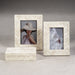 Zodax Home Decor White Bone Braided Box 7.25" x 4.25" x 2"