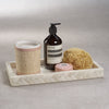 Zodax Furniture White Bone Braided Tray 14.25" x 7.25" x 1.35"