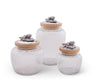 Arthur Court Giftware Arthur Court Acorn Oak Glass Canister - Large 60 Oz