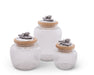 Arthur Court Giftware Arthur Court Acorn Oak Glass Canister - Medium 40 Oz