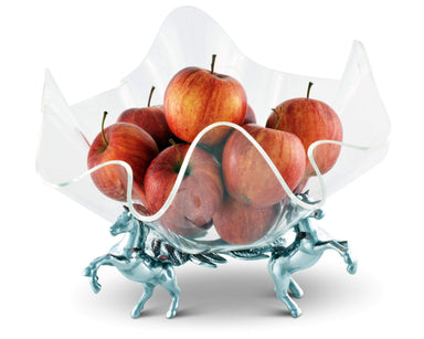 Arthur Court Serveware Arthur Court Acrylic Bowl 11 inches  - Horse Stand