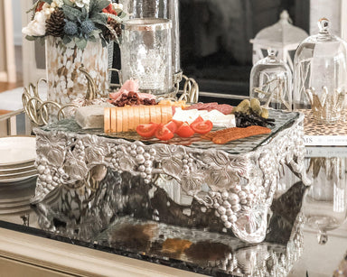 Arthur Court Serveware Arthur Court Cake Pedestal Sheet - Grape