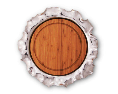 Arthur Court Serveware Arthur Court Cheese Board 10 inches  Wood - Carmel
