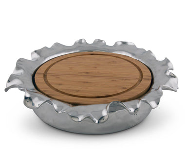 Arthur Court Serveware Arthur Court Cheese Board 10 inches  Wood - Carmel