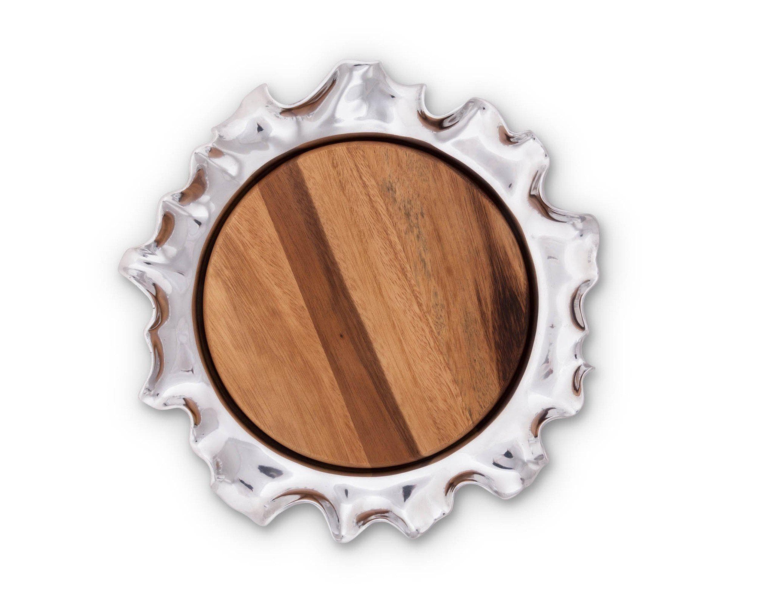 Arthur Court Serveware Arthur Court Cheese Board 10 inches  Wood - Carmel