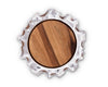 Arthur Court Serveware Arthur Court Cheese Board 10 inches  Wood - Carmel