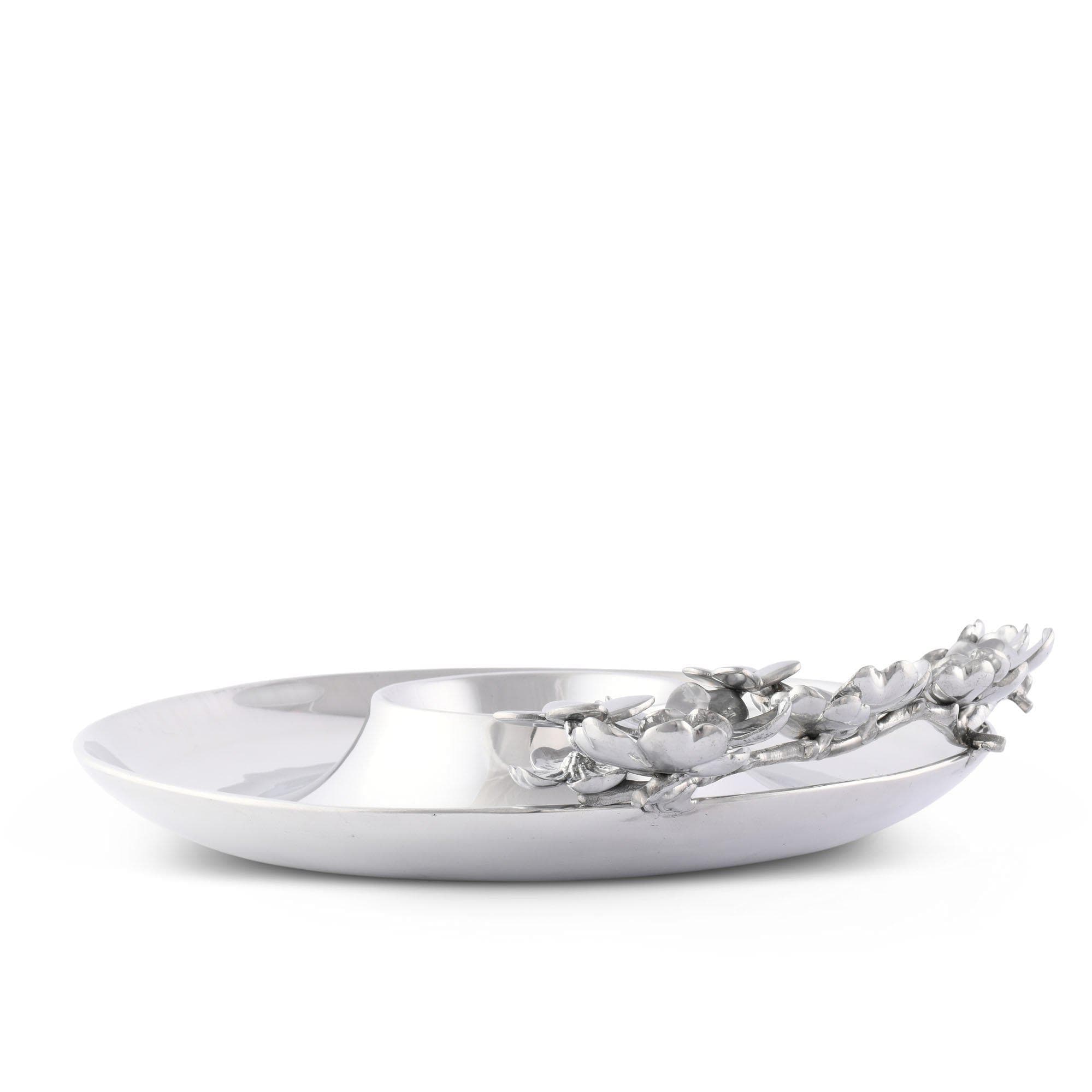 Arthur Court Serveware Arthur Court Chip and Dip - Butterfly Dogwood