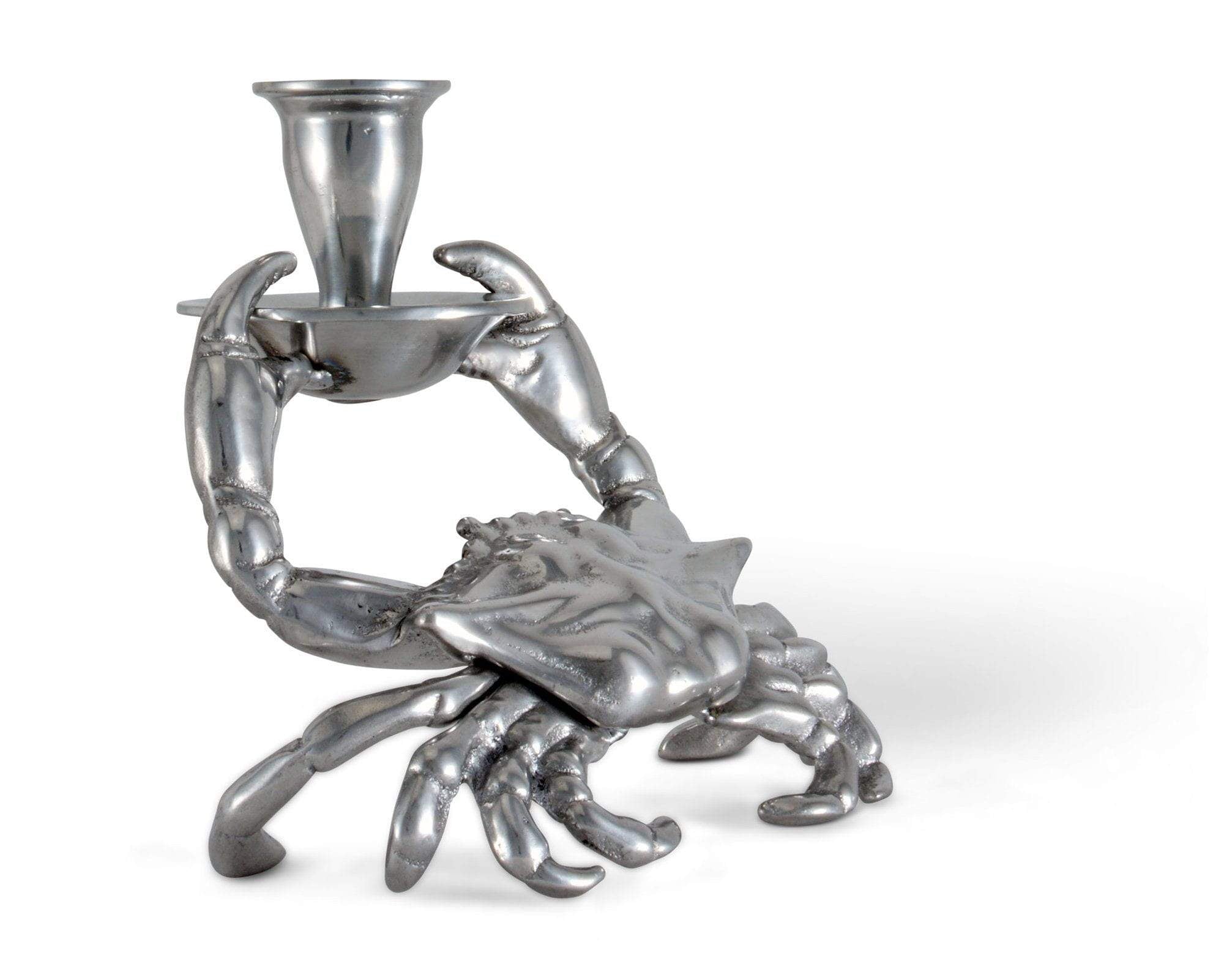 Arthur Court Crab Taper Candle Holders