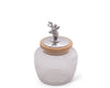Arthur Court Giftware Arthur Court Deer / Elk Glass Canister - Medium 40 Oz