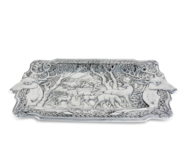 Arthur Court Serveware Arthur Court Elk Herd Oblong Tray