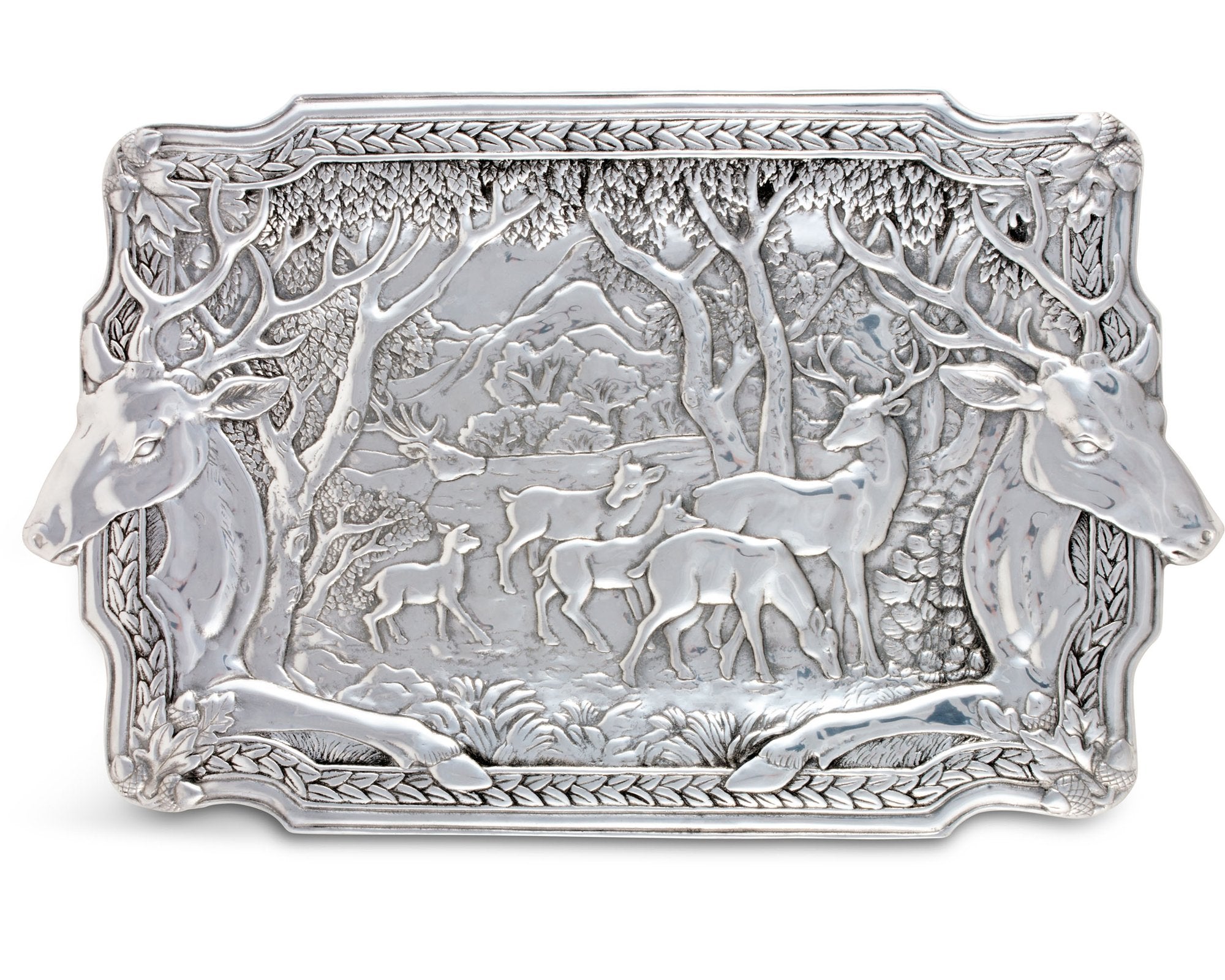 Arthur Court Serveware Arthur Court Elk Herd Oblong Tray