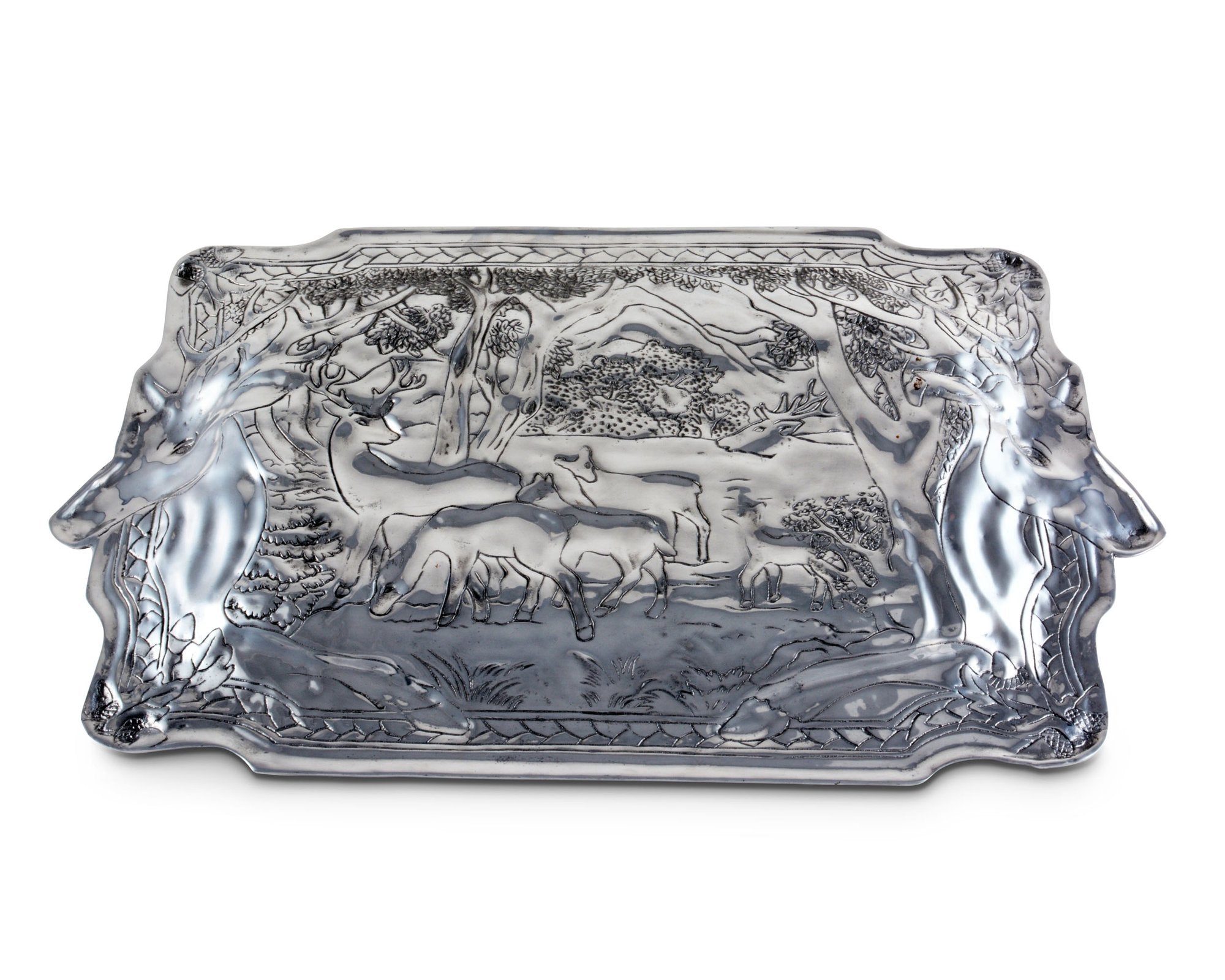 Arthur Court Serveware Arthur Court Elk Herd Oblong Tray