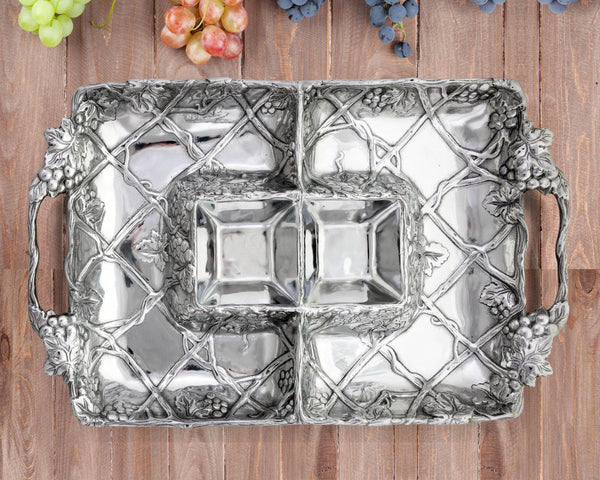 Arthur Court Serveware Arthur Court Entertainment Tray - Grape