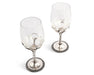 Arthur Court Serveware Arthur Court Equestrian Pair Of Wine Glasses - Shipping March