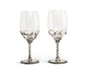 Arthur Court Serveware Arthur Court Equestrian Pair Of Wine Glasses - Shipping March