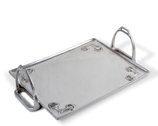 Arthur Court Serveware Arthur Court Equestrian Stirrup Tray - Large - Shipping March