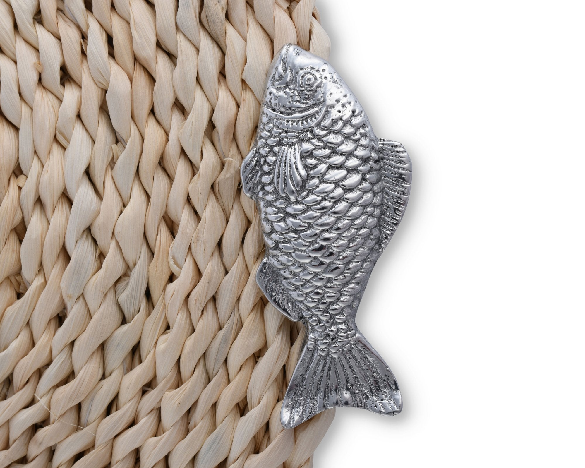 Arthur Court Giftware Arthur Court Fish Twisted Seagrass Placemats - Set Of 4