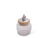 Arthur Court Giftware Arthur Court Fleur De Lis Glass Canister - Small 20 Oz
