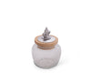 Arthur Court Giftware Arthur Court Fleur De Lis Glass Canister - Small 20 Oz