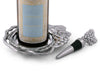 Arthur Court Grape Wine Coaster And Stopper Set