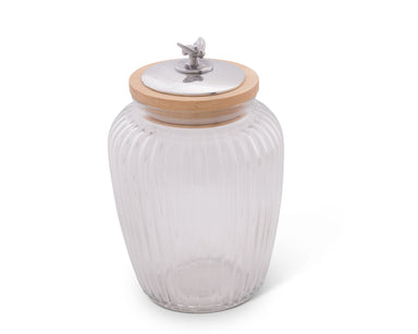 Arthur Court Giftware Arthur Court Honey Bee Glass Canister - Large 60 0z