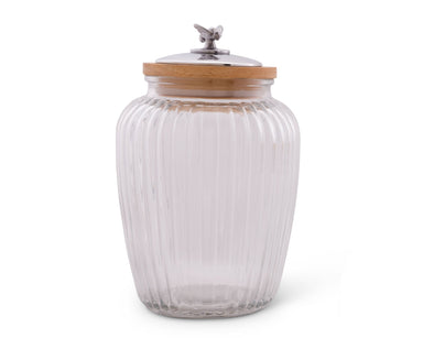 Arthur Court Giftware Arthur Court Honey Bee Glass Canister - Large 60 0z