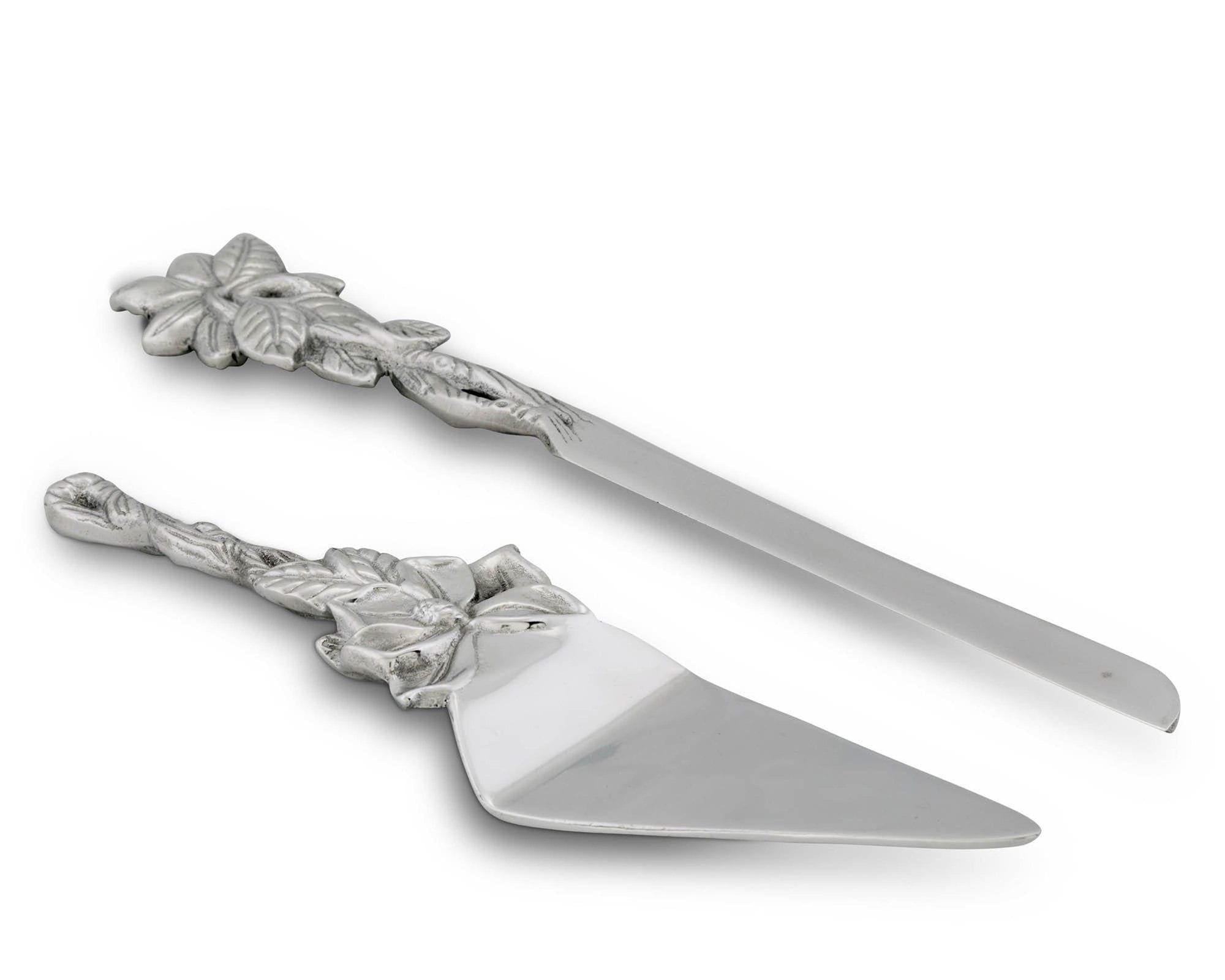 Arthur Court Magnolia Cake Knife And Pie Server