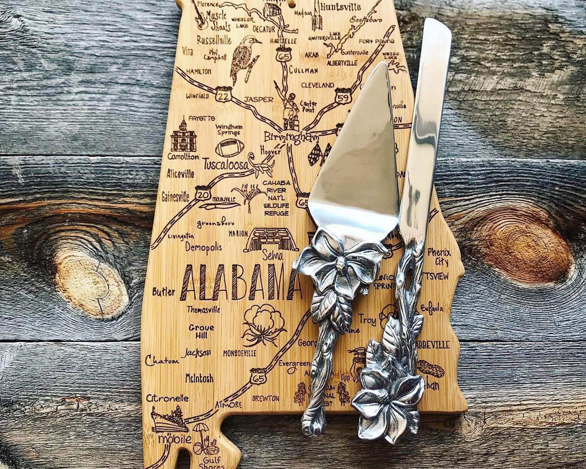 Arthur Court Magnolia Cake Knife And Pie Server