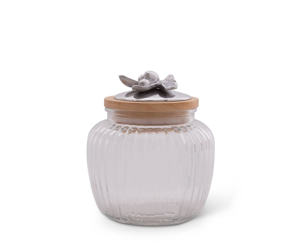 Arthur Court Giftware Arthur Court Olive Glass Canister - Small 20 Oz