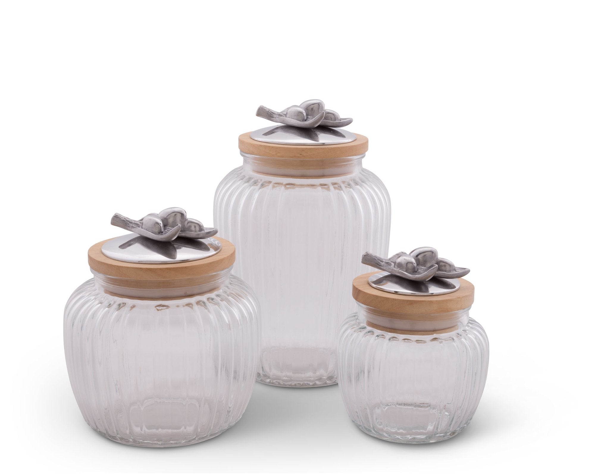 Arthur Court Giftware Arthur Court Olive Glass Canister - Small 20 Oz