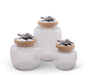 Arthur Court Giftware Arthur Court Olive Glass Canister - Small 20 Oz