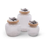 Arthur Court Giftware Arthur Court Olive Glass Canister - Small 20 Oz