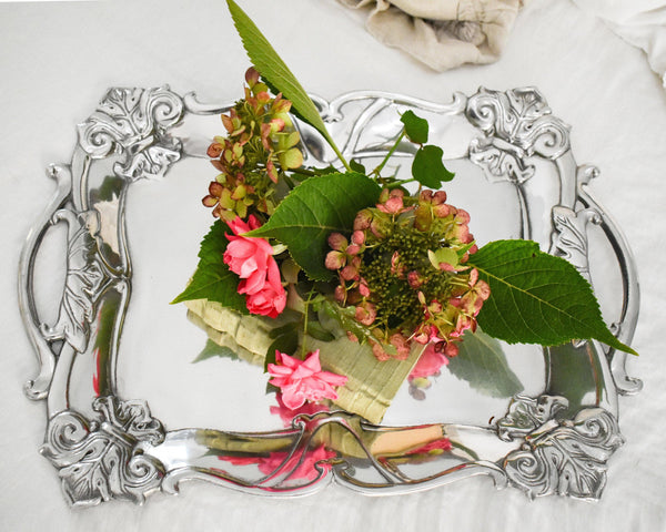 Arthur Court Serveware Arthur Court Rectangle Tray - Fleur-De-Lis