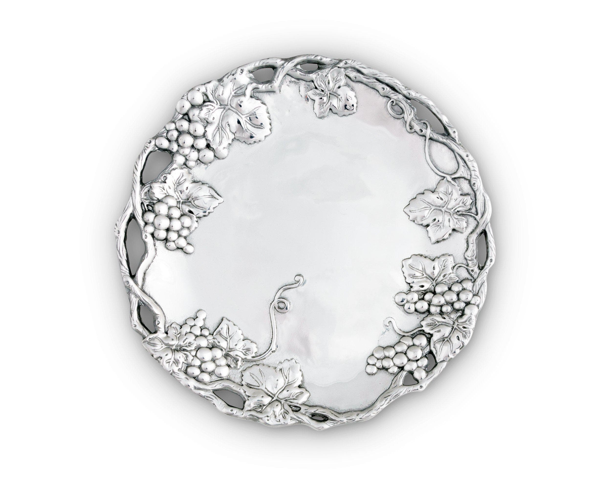 Arthur Court Serveware Arthur Court Round Tray 15 inches  - Grape