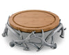Arthur Court Serveware Arthur Court Wood Cheese Pedestal 13 inches  - Antler