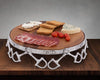 Arthur Court Serveware Arthur Court Wood Cheese Pedestal 13 inches  - Equestrian