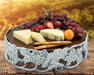 Arthur Court Serveware Arthur Court Wood Cheese Pedestal 13 inches  - Grape