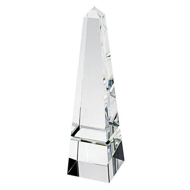 Badash Crystal Art Glass Elegant Hand Crafted Crystal 12" Obelisk