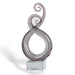 Badash Crystal Giftware Entangle Murano Style Art Glass Centerpiece 10"