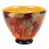 Badash Crystal Art Glass Firestorm Murano Style Art Glass Bowl D11 X H9"