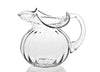 Badash Crystal Giftware Hemmingway Floppy Optic European Mouth Blown Pitcher