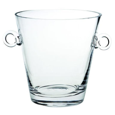 Badash Crystal Art Glass Manhattan Mouth Blown Lead Free European 9" Ice Bucket or Cooler