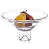 Badash Crystal Giftware Monaco Pedestal Mouth Blown European Lead Free Crystal Centerpiece or Fruit Bowl