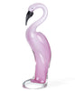 Badash Crystal Art Glass Murano Style Art Glass 13" Pink Flamingo