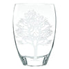 Badash Crystal Art Glass Tree Of Life Mouth Blown European 12" Crystal Vase