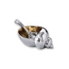 Beatriz Ball Giftware Beatriz Ball GIFTABLES Sierra Modern Ocean Conch Salt Cellar w/Spoon Gold