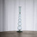 Beatriz Ball Home Decor Beatriz Ball GLASS Cambridge Olivia 12" Candlestick Holder Set of 2 (Light Green)