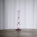 Beatriz Ball Home Decor Beatriz Ball GLASS Cambridge Sophia 9" Candlestick Holder Set of 2 (Light Pink)