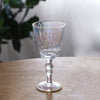 Beatriz Ball Serveware Beatriz Ball GLASS Mother of Pearl All Purpose Glass with Gold Rim Set of 4 (Clear and Gold)